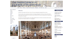Desktop Screenshot of hampsteadparishchurch.org.uk